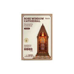 Rolife Geometric Cathedral 112-teiliges 3D-Modell mit Beleuchtung