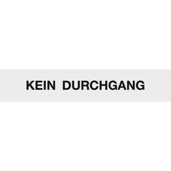 Schild Kein Durchgang Bätschmann