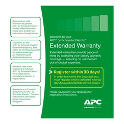 APC Extended warranty, Easy UPS SRV SRVS, level 04, 1 year