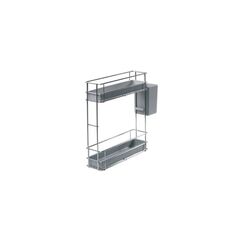 Müllex Putzmittel-Vollauszug Ökonom m. Rollenbehälter BxHxT:115x410x430 mm