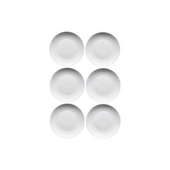 Mäser Speiseteller Barca flach 6 Stück, 24 cm, Weiss