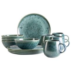 Mäser Frühstücksset Carellia 12-teilig, Blau