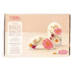 GRAINE CREATIVE Graine Bastelset Kerzen giessen, Blumenwiese