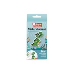 GRAINE CREATIVE Graine Bastelset  Diamond Painting Stickers, Dinosaurier