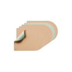 Björn Tischset arcus, rosa/grün 6 Stück, wendbar, recyceltes Leder