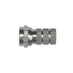 F-Stecker 5.2mm 10er-Pack Ausführung Metall, vernickelt