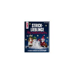 TOPP Verlag Frech Adventskalender Strick-Lieblinge 24 Minipüppchen