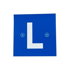 L-Schild vollmagnetisch, 16 x 16 cm Inkl. Saugnäpfe, ablösbar