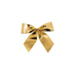 Dekomat AG Dekomat Schleifen gold, 12x10 cm 6 Stk., aus Polyester, auf Karte