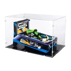 iDisplayit Acryl-Display LEGO 11374 Flipperautomat Mit schwarzem Boden