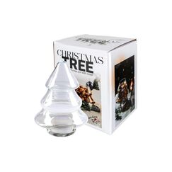 CHALET Weihanchtsbaum Jar mit Deckel 18x18x24cm klar