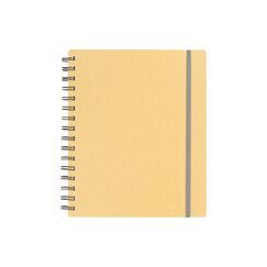 Kolma Notizbuch Weizenstroh A5 100 Blatt, 80g/m2, kariert, beige