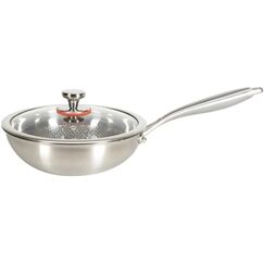 Nouvel Wok mit Deckel, Titan, Ø26 cm