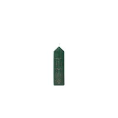 Broste Copenhagen BC Casa Calendar Kerze Dark Green/Gold 5.2x20cm