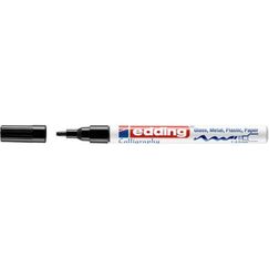 edding Lackmarker 753 Kalli schwarz, Kalligrafiespitze, 1-2.5mm