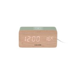 KARLSSON Wecker Block LED Jungle Green