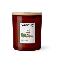 AVA & MAY Duftkerze Edinburgh, 220 gr Brenndauer 56h, 100% pflanzlicher Wachs