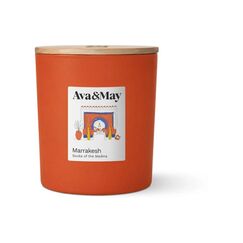 AVA & MAY Duftkerze Marrakesh, 220 gr Brenndauer 56h, 100% pflanzlicher Wachs