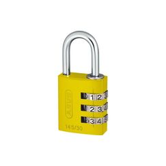 ABUS 145/30 gelb Lock-Tag Vorhangschloss