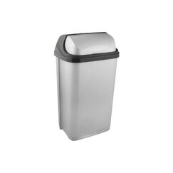 keeeper Abfallbehälter Rolldeckel 50 l light silver, rasmus