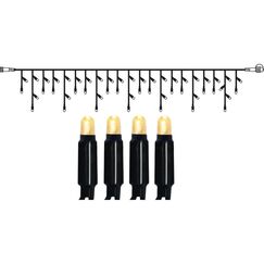 Star Trading System 24 Extra, Icicle, 300x40cm 49 LED warmweiss, Kabel schwarz