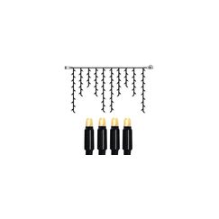 Star Trading System 24 Extra, Icicle, 200x100cm 98 LED warmweiss, Kabel schwarz