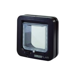 SureFlap Mikrochip Freilauftür für Katzen b mit Mikrochiperkennung, 21x21cm, braun