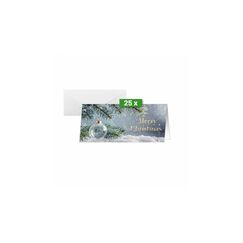 Sigel Karten Set, Snowy Idyll Ink/Laser/Copy, 250 g, A6, 25+25 ST