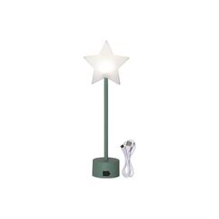 Star Trading Tischstern Blizz Indoor, Grün, 40cm Höhe