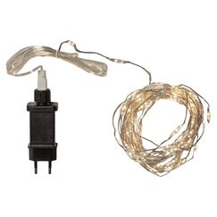 Star Trading Lichterkette Dew Drop IP20 Warmweiss 100 LED