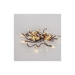 Star Trading Outdoor Lichterkette Shiny Warm White Warmweiss, Schwarz