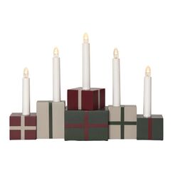 Star Trading Kerzenleuchter Christmas gifts Indoor, Multicolor, 25cm