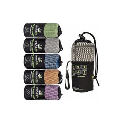 pandoo Reisehandtuch S, 80x40 cm Lila, Nylon&PO mit Bambusaktivkohlefasern