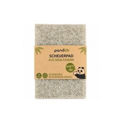 pandoo Scheuerpad, 3 Stück Sisalfaser, Rec. Polyester,gem. Nussschalen