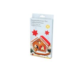 RBV Birkmann Ausstechformen-Set Lebkuchenhaus, Edelstahl, 6-tlg.