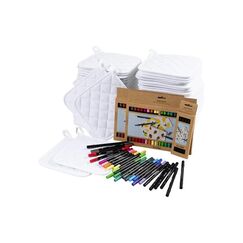 Creativ Company Kreativset Topflappen mit Marker