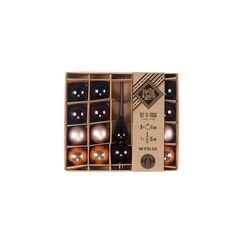 Holly & Jolly H&J Weihnachtskugel Elegant Lounge m.Spitze 17 Stück, Glas, 16x D: 6cm