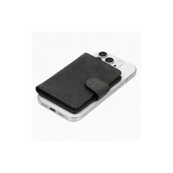VALENTA Card Wallet Leather MagSafe Vintage Black