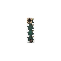 Holly & Jolly H&J Weihnachtskugel Sterne Noble Green 8 Stück, 6 cm, Kunststoff
