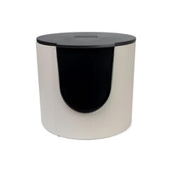 District 70 District70 Katzenklo Fuse Design Ribbed Tin Beige, inkl. Deckel