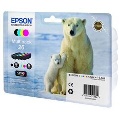 Epson Polar bear 26 Eisbär Claria Premium Multipack 4 Farben Tinte