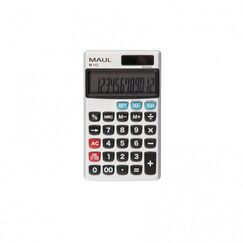 MAUL M112 Taschenrechner Tasche Display-Rechner Silber