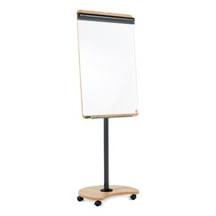 Rocada NAT0616 Flipchart Freistehend 690 x 1130 mm Melamin, Stahl Schwarz, Weiß, Holz