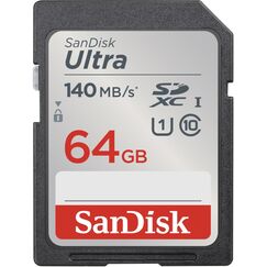SanDisk Ultra 64 GB SDXC UHS-I Klasse 10, Kapazität: 64 GB