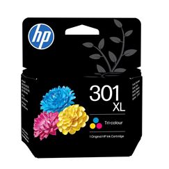 HP 301XL Cyan/Magenta/Gelb Original Druckerpatrone mit hoher Reichweite