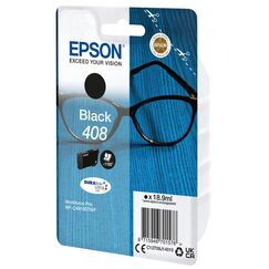 Epson 408 Brille DURABrite Ultra Single Black Tinte