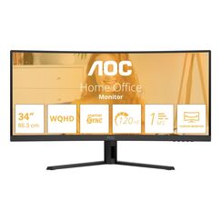 AOC B3 CU34B3E Computerbildschirm 86,4 cm (34") 3440 x 1440 Pixel Wide Quad HD LED Schwarz
