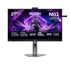 AOC AGON PRO AG276QSG2 Computerbildschirm 68,6 cm (27") 2560 x 1440 Pixel Quad HD Schwarz, Grau