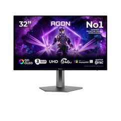 AOC AGON PRO AG326UZD2 Computerbildschirm 80 cm (31.5") 3840 x 2160 Pixel 4K Ultra HD OLED Schwarz