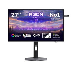 AOC AGON PRO AGP277QKDC Computerbildschirm 67,3 cm (26.5") 2560 x 1440 Pixel Quad HD OLED Grau